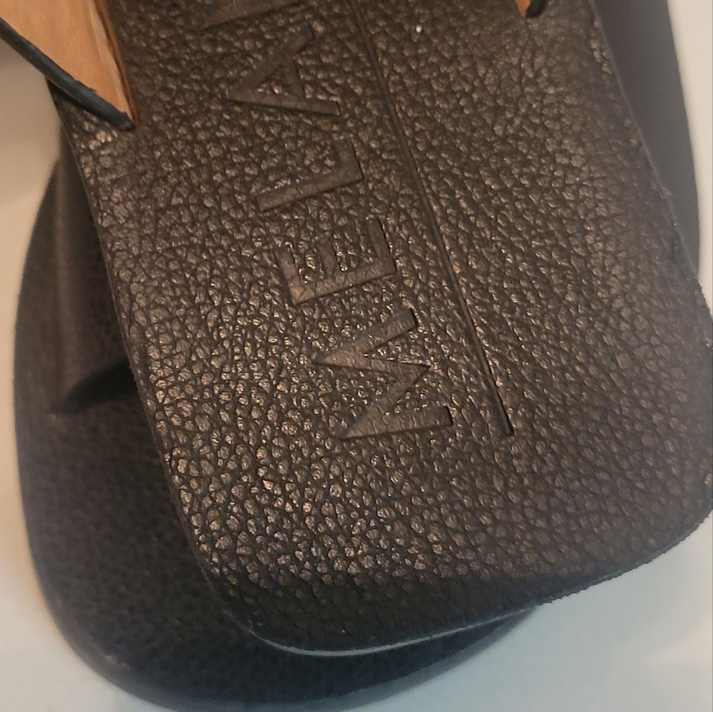 Antonio Melani black flat slippers 8.5 - Picture 7 of 10